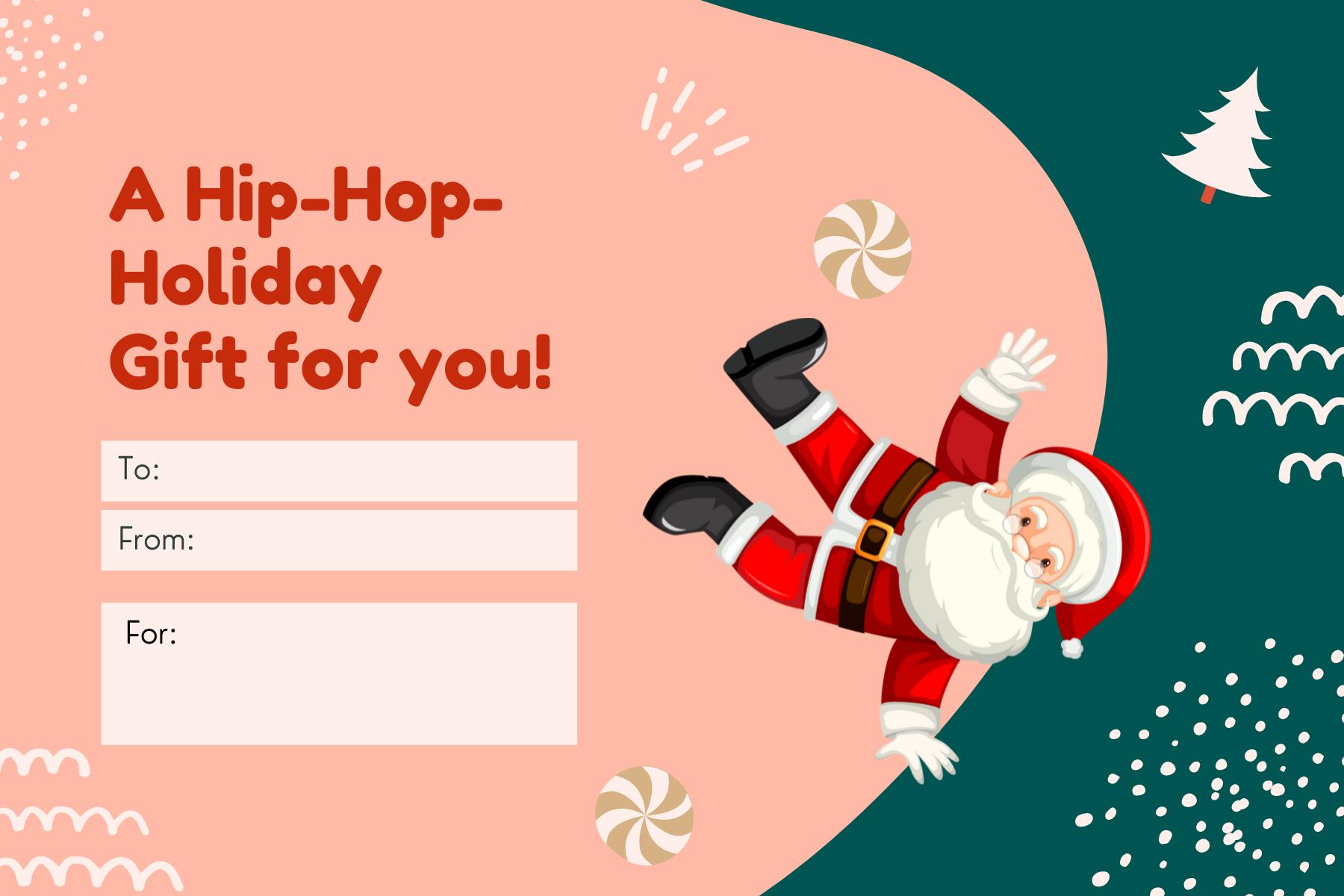 happy holiday gift certificates for dancers | the dancing dance mom